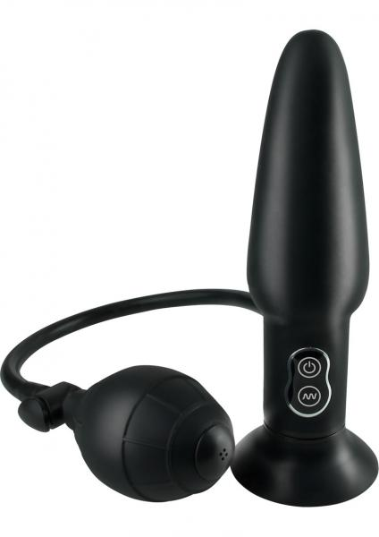 Vibrating Ass Blaster Expander Black Plug